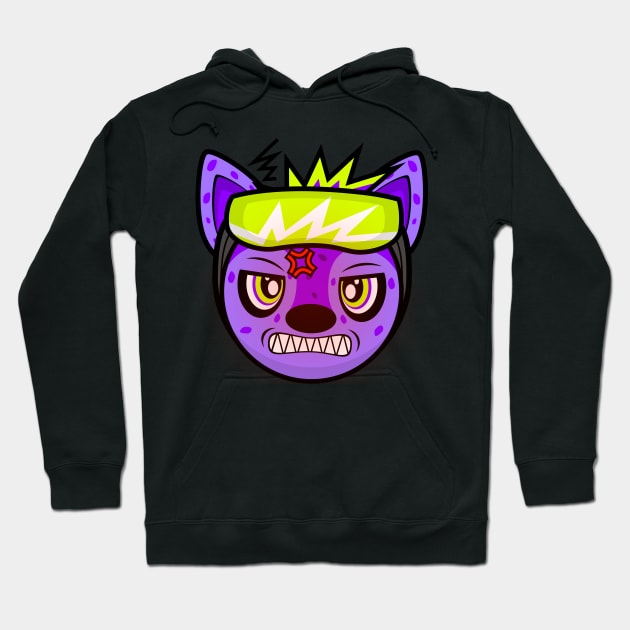 ANGRY HYPER HYENA Hoodie by MOULE